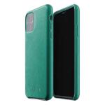 Mujjo iPhone 11 Full Leather Case Alpine Green