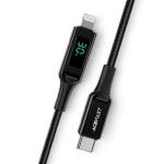 ايس فاست كابل C6-01 من USB-C إلى Lightning شاشة رقمية شحن سريع (سبيكة زنك)