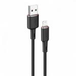 AceFast C2-02 USB-A to Lightning zinc alloy silicone charging data cable