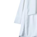Women's Layered High-Low Tunic with Band Collar