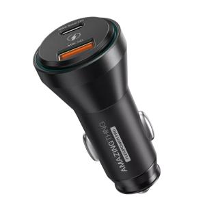 Amazingthing Flexipower Pro Pd43W 2 Port Car Charger  - Black