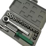 Ratchet Wrench & Socket Set 17pcs Set