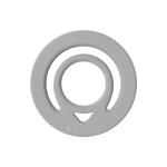 Brave Grip Magnetic Ring Finger Holder Light Gray