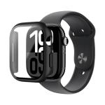 Amazingthing Radix Glass  With Case For Apple Watch 46Mm Black