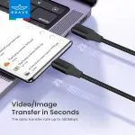 كيبل بريف شحن سريع 2  ز يف    1 تايب     يس  ا  يل لايتينيج + تايب يس