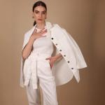 Women's Oversized Button-Up Jacket