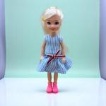 Cupcake Sweetheart Doll Denim Skirt and Boots