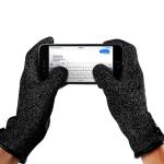 Mujjo Knitted Single-Layered Touchscreen Gloves (Large)