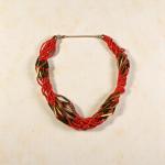 Bohemian Multistrand Beaded Necklace