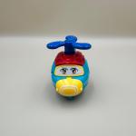 Whirly Eyes Cartoon Helicopter – Push & Go Toy with Propeller Action