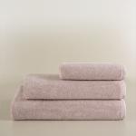 Plain Turkish towel with embossed details