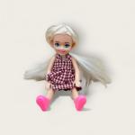 Cupcake Sweetheart Doll Denim Skirt and Boots