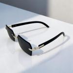 Infinity Women's Futuristic Rimless Hexagon Sunglasses