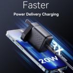 Voltme Revo 20 Wall Charger Duo (20W) Black