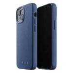 Mujjo iPhone 13 mini Full Leather Case - Monaco Blue