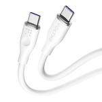 كابل فولت مي باورلينك موس – USB-C إلى USB-C، شحن سريع 100 واط، 1 متر، سيليكون ناعم، شريحة E-Marker، أزرق