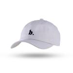 Letter b Embroidered Black Adjustable Baseball Cap