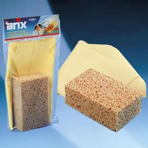 Arix Car Synthetic Chamois + Sponge