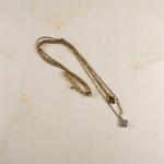 Double-Layered Clover Pendant Necklace