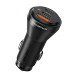 Amazingthing Flexi Power Max Pd 63W 3 Port Car Charger - Black