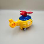 Whirly Eyes Cartoon Helicopter – Push & Go Toy with Propeller Action