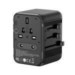 Brave 20W Fast Travel Charger Gan 3 Port Plus AC Adapter