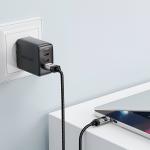 ايس فاست كابل شحن وبيانات بشاشة رقمية من سبائك الزنك C15-04 USB إلى Type-C