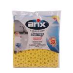 Arix Sunny Multipurpose Cloth 3pcs with Antibacterial Treatment