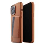Mujjo iPhone 13 Pro Max Full Leather Wallet Case - Tan