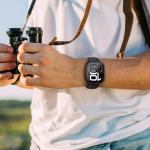 Amazingthing Radix Glass  With Case For Apple Watch  42Mm Black