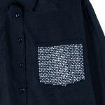Women's Printed Pocket Button-Down Shirt