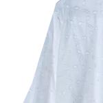 Women's LaserCut Embroidered Kaftan Top with Flared Sleeves