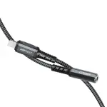 ايس فاست كابل  C1-06 Lightning إلى 3.5 مم - سبيكة ألمنيوم مقاوم للتشابك صوت عالي الوضوح للآيفون والسماعات