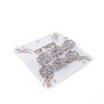 Square Rhinestone Mini Hair Claw Clip Set