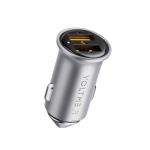 Voltme Cazo 24 AA Car Charger (24W) Silver Gray