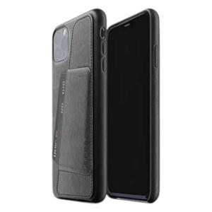 Mujjo iPhone 11 Pro حافظة جلدية كاملة - أسود