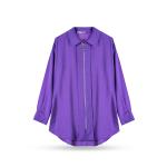 Women's Long Sleeve Zip-Up Shirt
