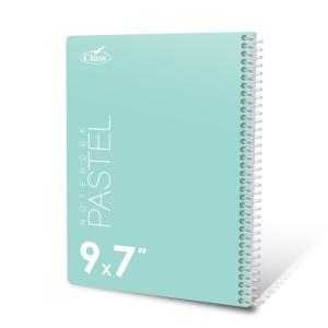 دفتر سلك 7x9 اخضر 80 ورقة كلاس