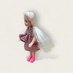 Cupcake Sweetheart Doll Denim Skirt and Boots