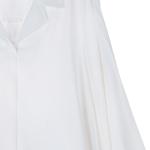 Women's V-Collar Flared Long Sleeve High-Low Tunic