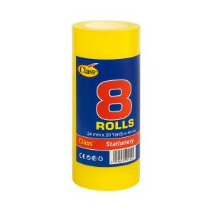 تيب أصفر صغير شفاف 8 حبة 18mm كلاس