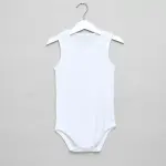 Baby Juniors Solid Sleeveless Bodysuit with Round Neck - Set of 3