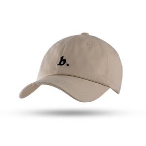 Letter b Embroidered Black Adjustable Baseball Cap