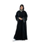 عباية بتصميم بسيط منقوشه مه جيوب كبيره