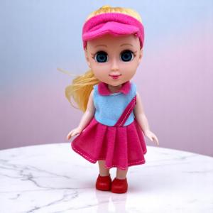 My Little Girls" Fashion Doll with Pink Skirt and Headband