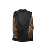 Women's Baroque Print Satin Blazer