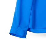 Women's Pleated Pearl Neck Blouse