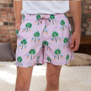 OASIS Tropical Palm Camel Swim Shorts