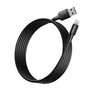فولتمي كابل باورلينك EDC | USB A إلى Lightning | 3.0M | 2.4A | 12W | أسود