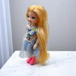 Cupcake Sweetheart Doll Denim Skirt and Boots